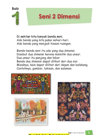 Bab 1 Seni Dua Dimensi