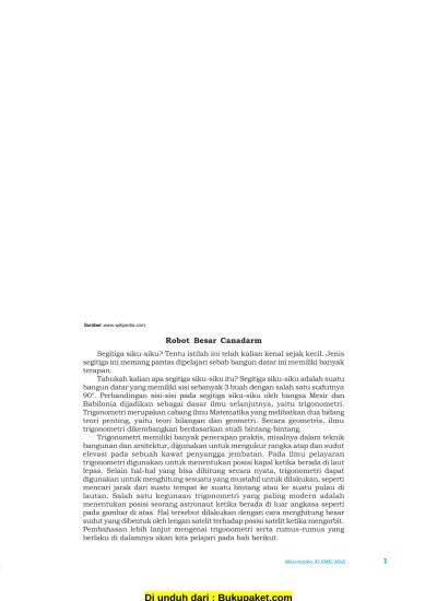 2 x 2 dan 3x3, serta pemakaian matriks untuk menyelesaikan sistem persamaan . Top Pdf Materi Matematika Smk Mak Semester 1 Dan 2 Bab 1 Trigonometri 123dok Com
