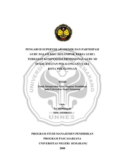 DAFTAR PUSTAKA Pemberdayaan Kelompok Kerja Guru (KKG) Pada Gugus Hasanudin  Di Kecamatan Karangrayung Kabupaten Grobogan.