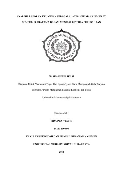 Diperlukan analisis laporan keuangan sebagai. Top Pdf Anal Analisis Laporan Keuangan Sebagai Alat Bantu Manajemen Cv Sempulur Pratama Dalam Menilai Kinerja Perusahaan 123dok Com