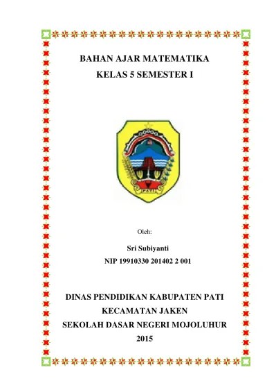 Bahan ajar bahasa indonesia di sekolah dasar, kebutuhan siswa dan guru pada buku teks bahasa. Top Pdf 376112616 Contoh Modul Bahan Ajar 123dok Com