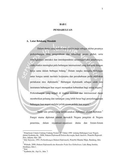 Top PDF HUBUNGAN DIPLOMATIK DAN KONSULER - 123dok.com