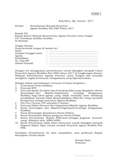 form pendaftaran penyuluh kemenag