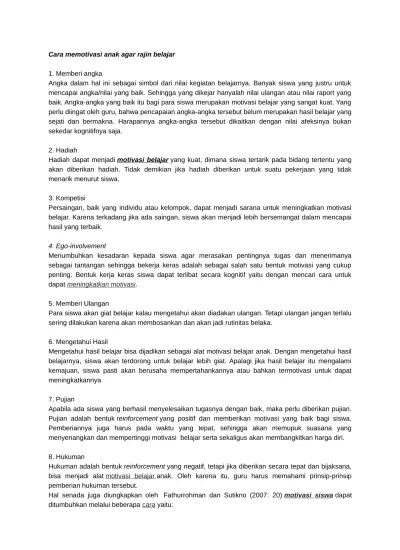 CERAMAH PILDACIL - Menuntut Ilmu