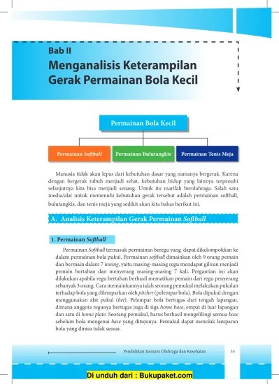 Bab II - Bab 2 Menganalisis Keterampilan Gerak Permainan Bola Kecil