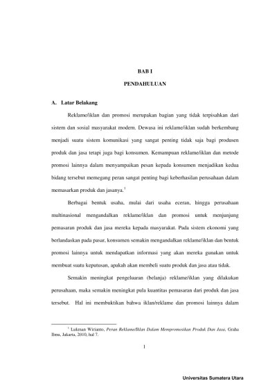 BAB I PENDAHULUAN A. Latar Belakang - Perjanjian Pemasangan Papan Reklame  Antara PT. Sumo Internusa Indonesia Advertising dengan PT.Samsung  Elektronik Indonesia di Medan