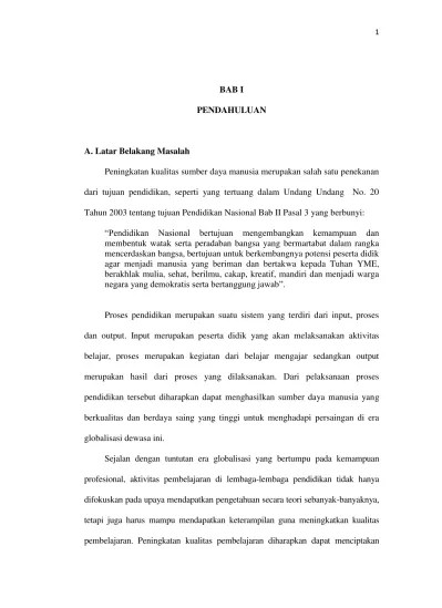 Top PDF 1 BAB I PENDAHULUAN A. Latar Belakang - PENGARUH METODE DISKUSI  TERHADAP CRITICAL THINKING SISWA PADA MATA PELAJARAN PAJAK DI SMKN 14  JAKARTA - Repository Fakultas Ekonomi UNJ - 123dok.com