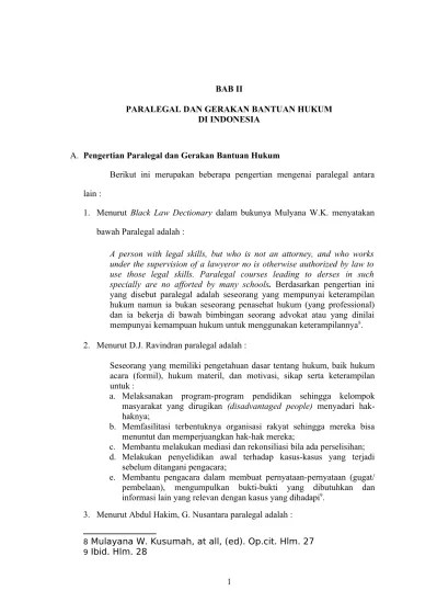 Struggling to write a convincing paralegal cover letter? Bab Ii Kedudukan Dan Peranan Paralegal Dalam Aktivitas Bantuan Hukum Dihubungkan Dengan Undang Undang Nomor 18 Tahun 2003 Tentang Advokat Jo Undang Undang Nomor 8 Tahun 1981 Tentang Kuhap Jo Undang Undang Nomor 16