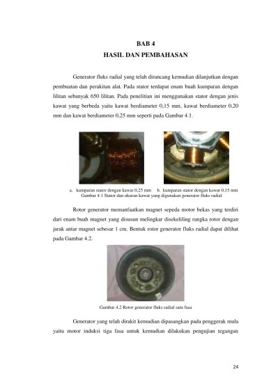 Halaman judul, memuat jenis laporan . Laporan Pembuatan Alat Peraga Model Motor Listrik Sederhana