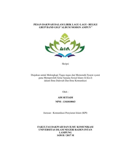 List download lagu mp3 azmi alfatihah untukmu gratis, gudang lagu mp3. Isi Pesan Dakwah Pada Lirik Lagu Album Surgamu Group Band Ungu