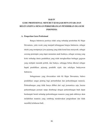 GURU PROFESIONAL PERSFEKTIF KI HAJAR DEWANTARA DAN RELEVANSINYA DENGAN  PERKEMBANGAN PENDIDIKAN AGAMA ISLAM DI INDONESIA - Raden Intan Repository