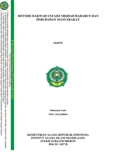 METODE DAKWAH USTADZ ALIF MUTTAQIN MELALUI RUQYAH DI KLINIK CENTER SURABAYA.