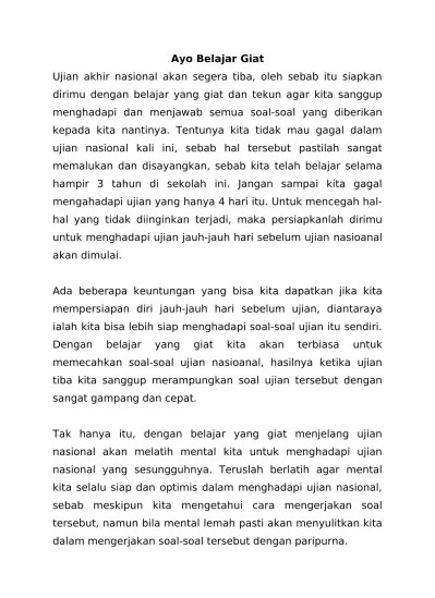 2 Contoh Teks Persuasi