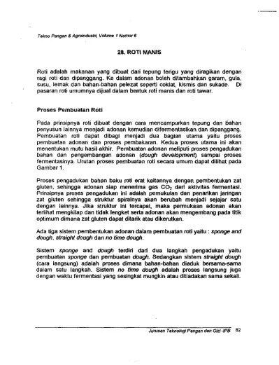 Proses Pembuatan Roti