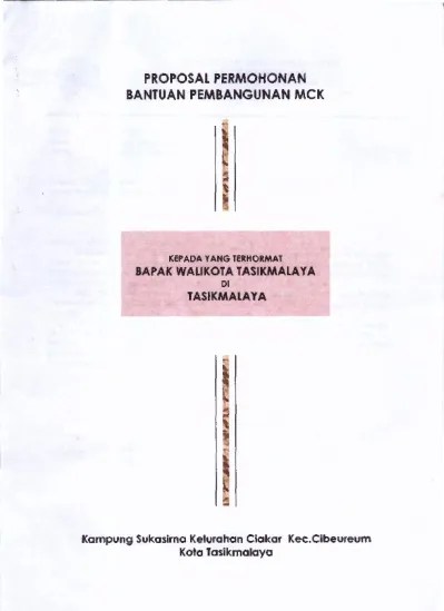 Contoh surat permohonan audiensi kepada walikota surat 5. Proposal Permohonan Bantuan Ternak Kambing
