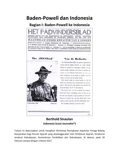 Baden-Powell dan Indonesia