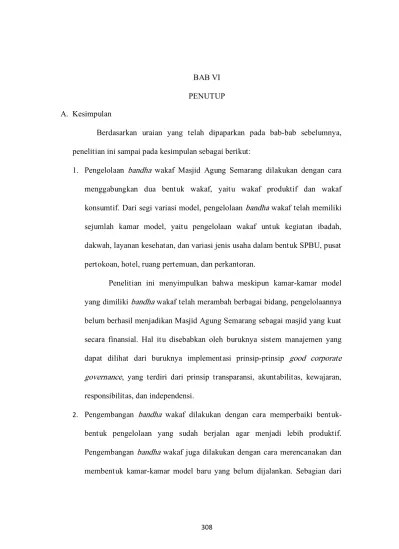 BAB VI PENUTUP. Berdasarkan uraian yang telah dipaparkan pada bab-bab  sebelumnya, penelitian ini sampai pada kesimpulan sebagai berikut: