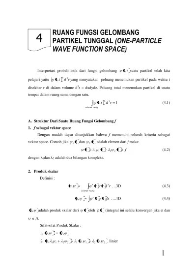 Kuadrat besaran yaitu 2berbanding lurus dengan . Resume Fungsi Gelombang Fisika Modern