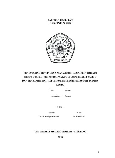 Koordinasi dengan dinas pangan dalam pemberian bantuan bibit. Laporan Kkn Pengembangan Masyarakat Berb