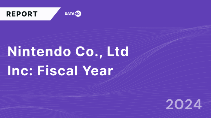 Nintendo Co., Ltd Full Fiscal Year 2024 Report Overview Nintendo Co., Ltd Full Fiscal Year 2024 Report Overview