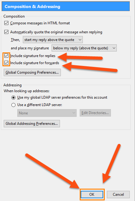 Open the text file and create your . How To Display Signature In Replies Forwards Daves Computer Tips