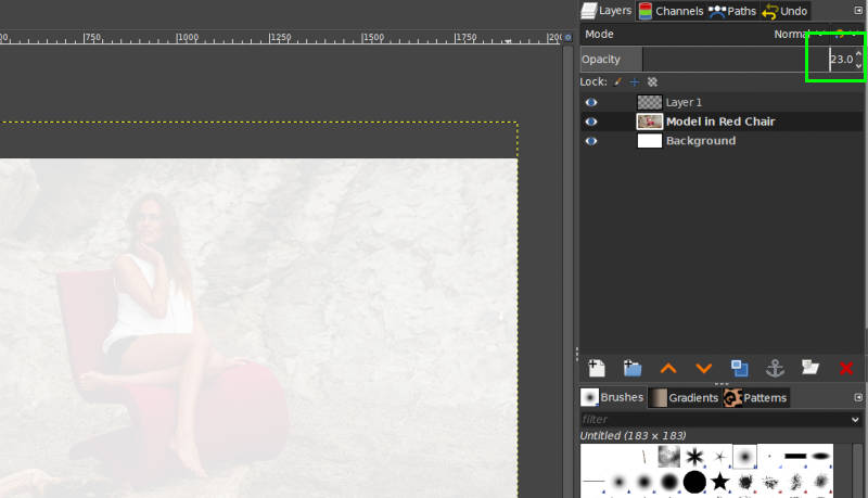 GIMP 圖層：圖層透明度- Davies Media Design