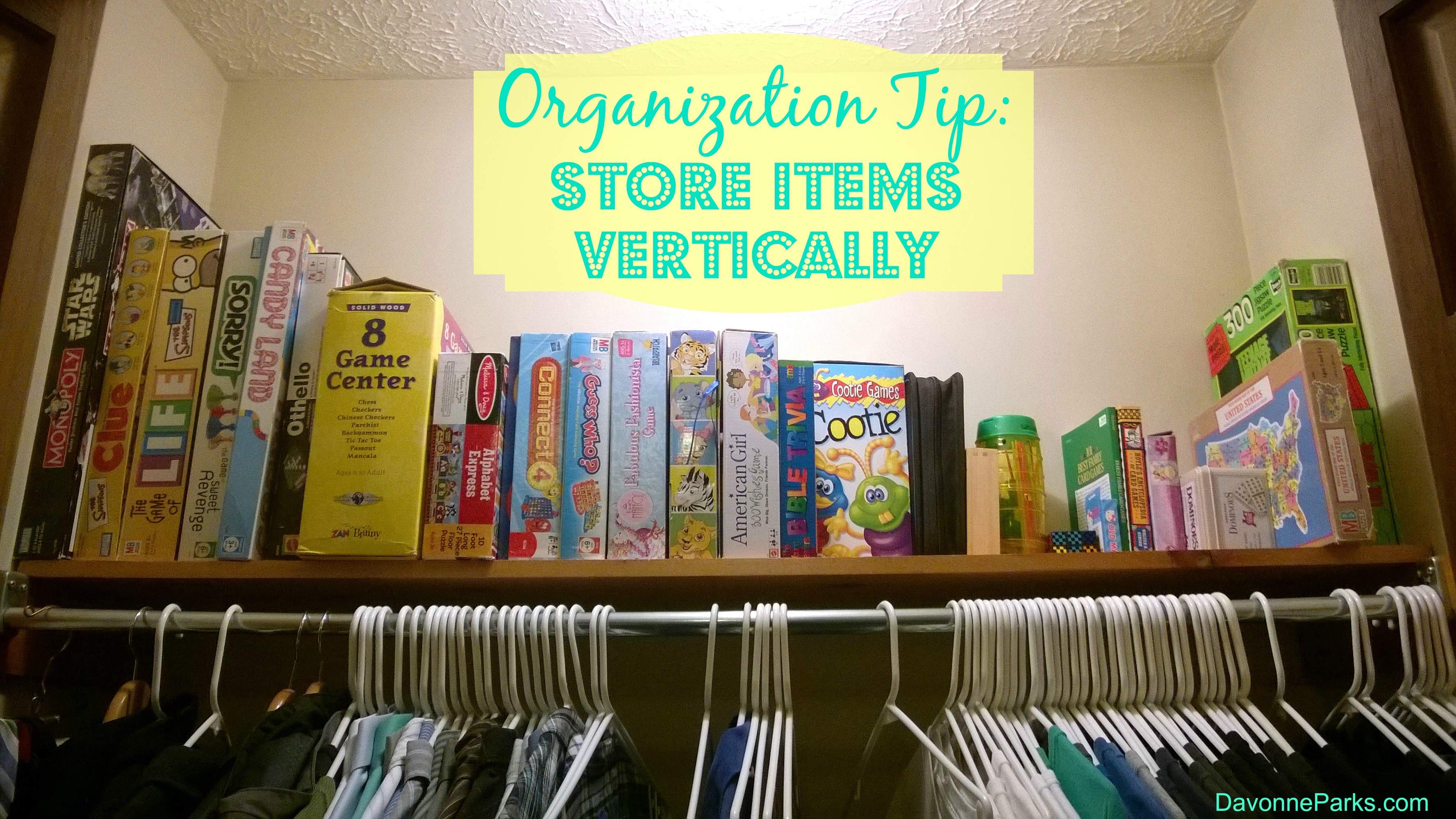 Tip Use Vertical Space Davonne Parks