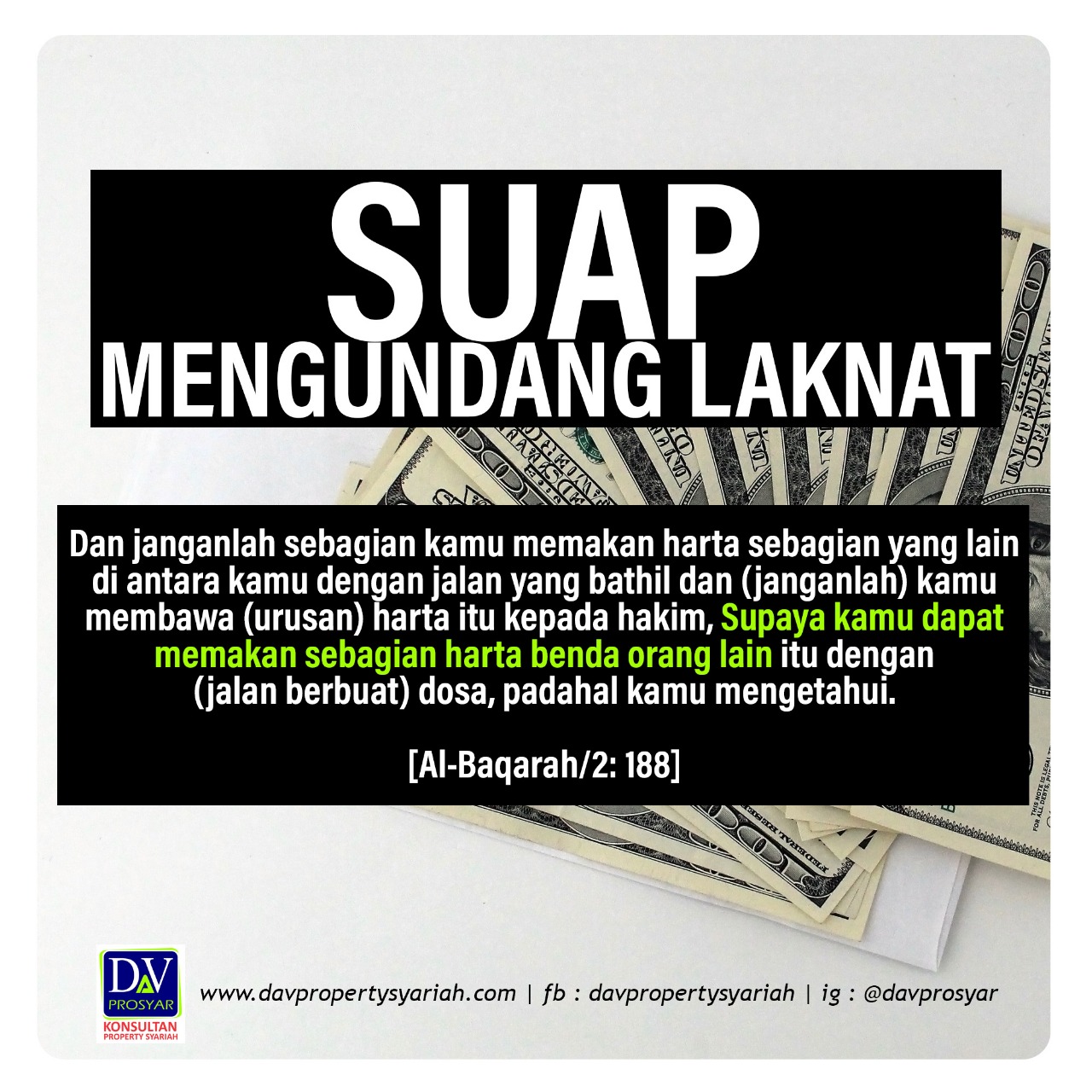 Hukum Suap (Risywah) Dalam Islam — Perumahan Syariah