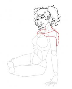 нарисовать обнаженную женщину