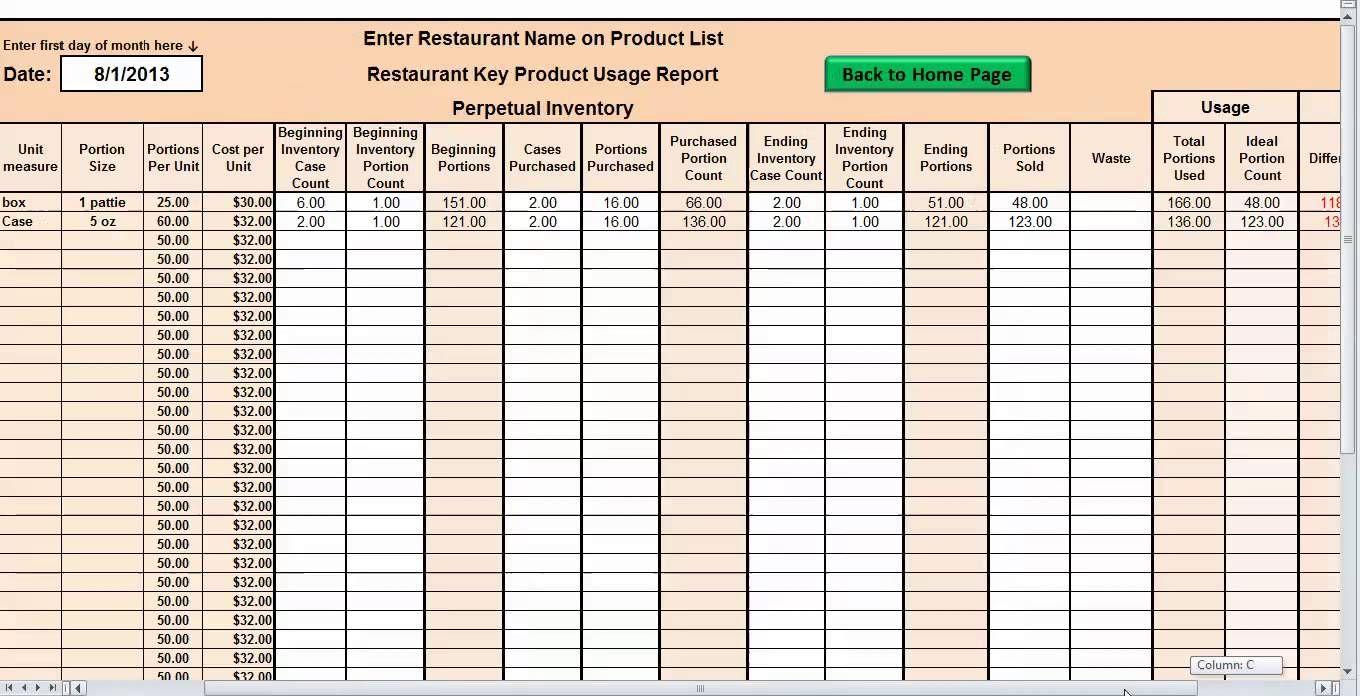 inventory control management excel spreadsheet spreadsheet