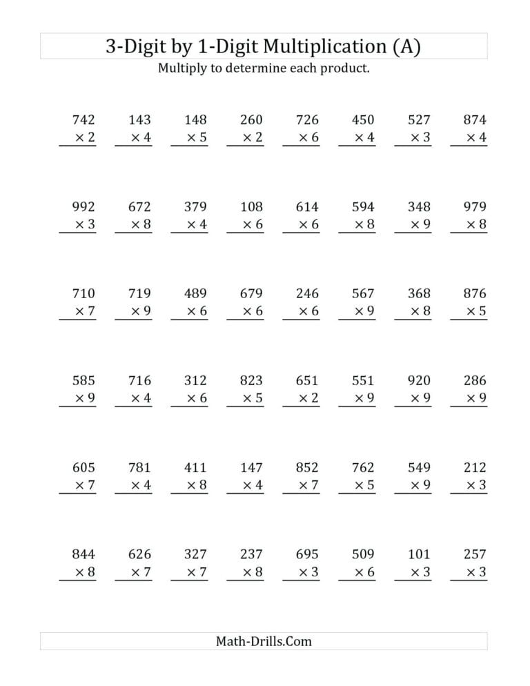 030 worksheet standard algorithm multiplication worksheets db excelcom