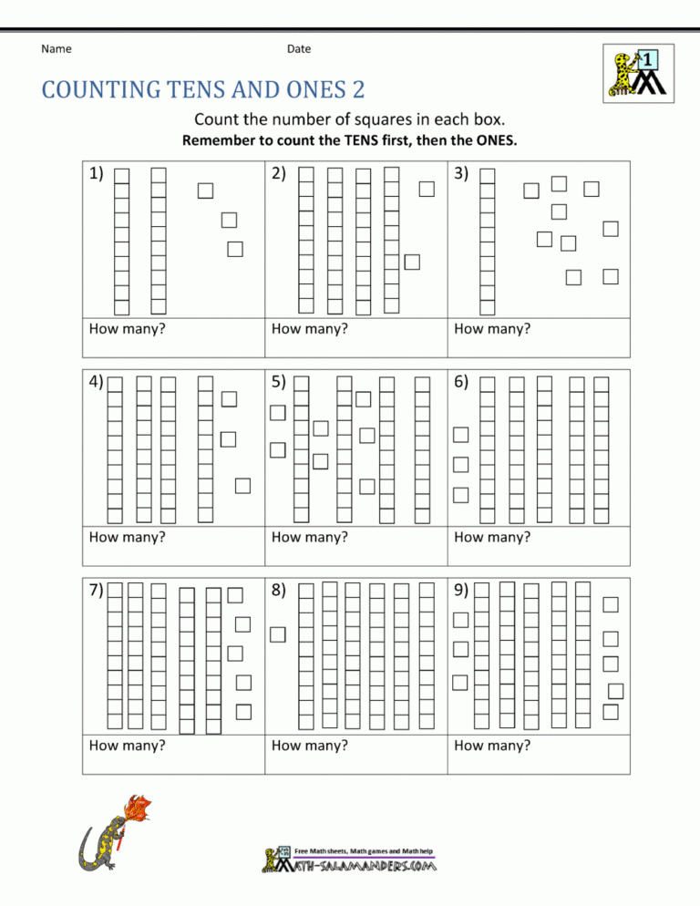 place value first grade worksheets db excelcom