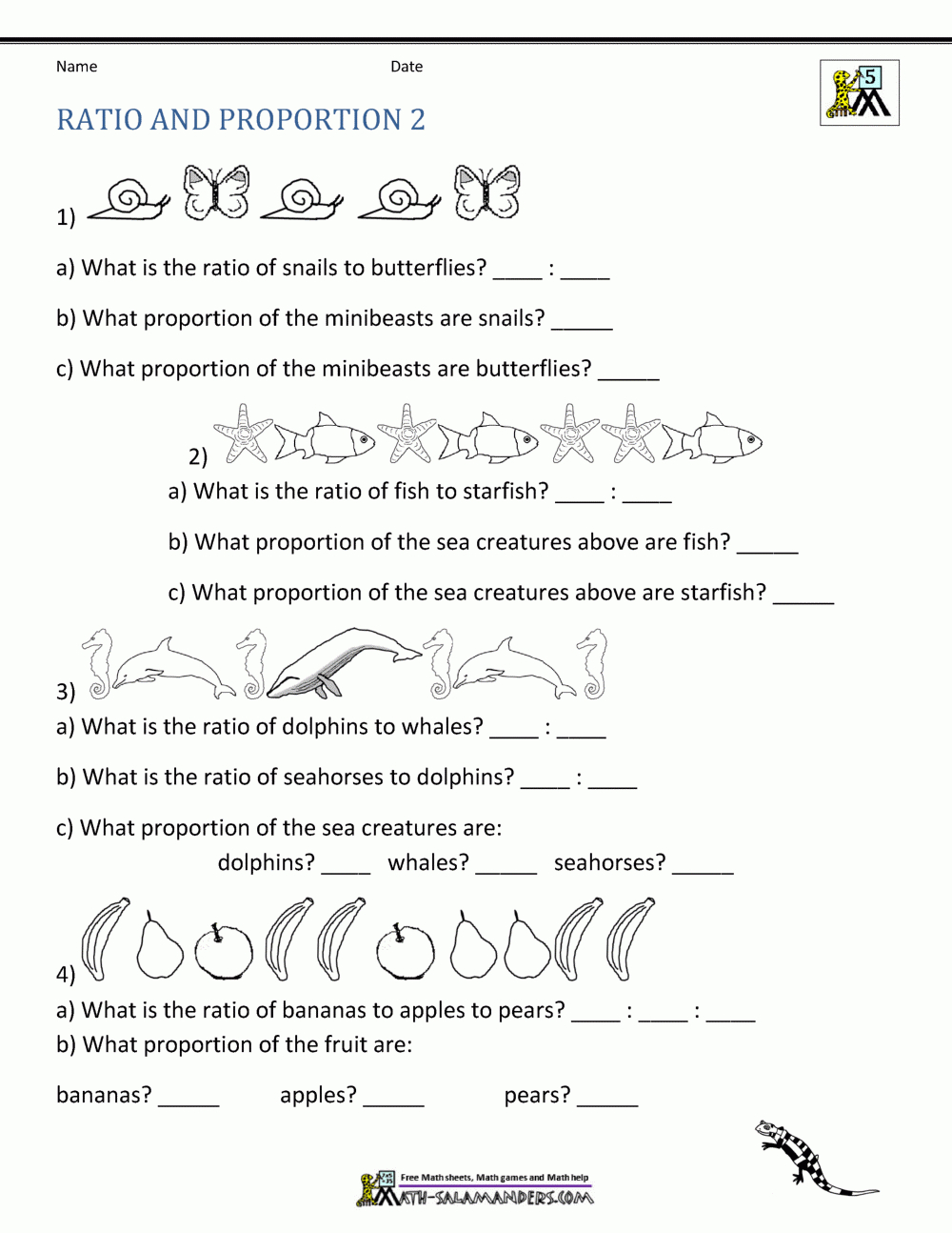 ratio and proportion worksheets with answers db excelcom