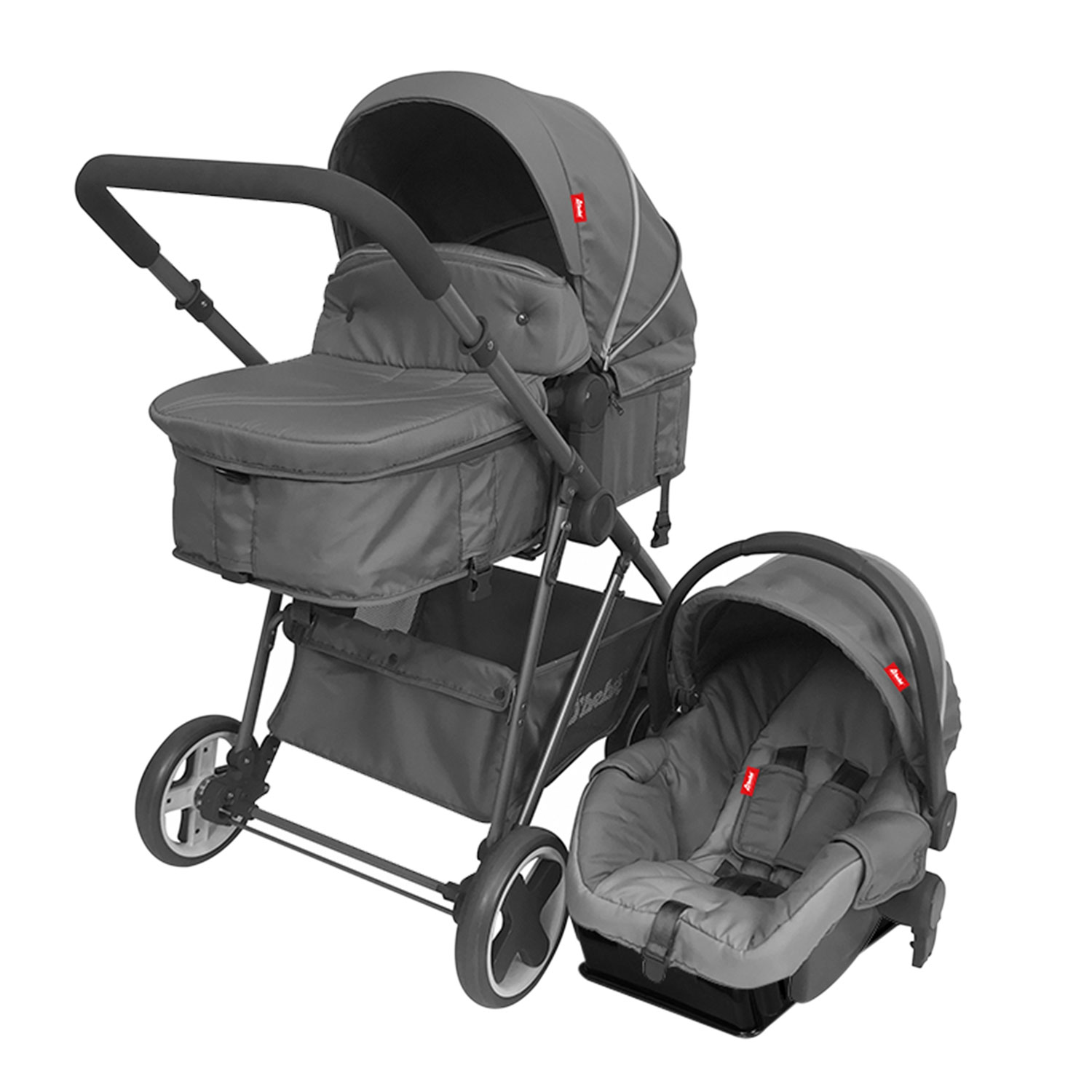 infanti lifestyle carriola 4 en 1 gris