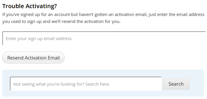 not-logged in contact page