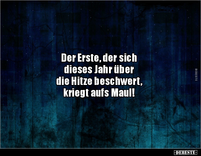 Der Erste, Der Sich Dieses Jahr Über Die Hitze.. | Lustige Bilder, Sprüche, Witze, Echt Lustig 496_x_640_jpg