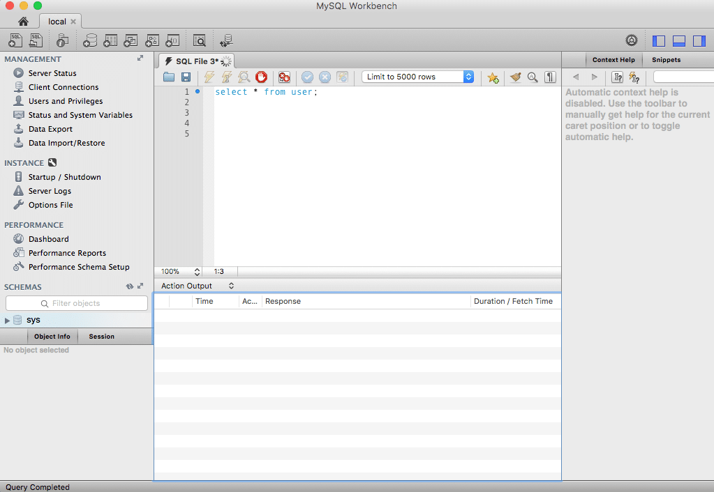Hidden Results Grid on MySQL Workbench and macOS High Sierra - Deep in ...