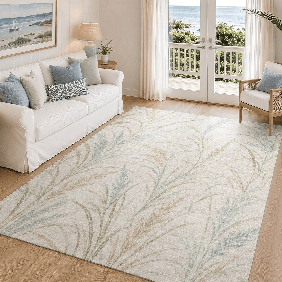 Bluewater Ivory 5x8 Rug - Image 6