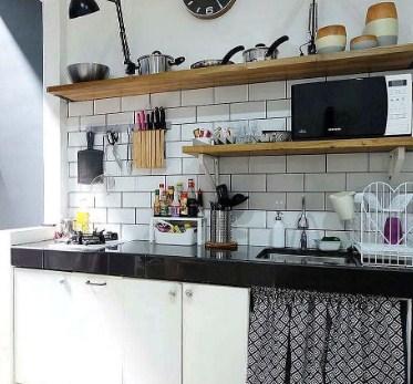 7 desain dapur terbuka minimalis, bisa masak sambil refreshing! Desain Dapur Kecil Dan Cantik Dengan Budget Minim Depo Bagoes Bangunan