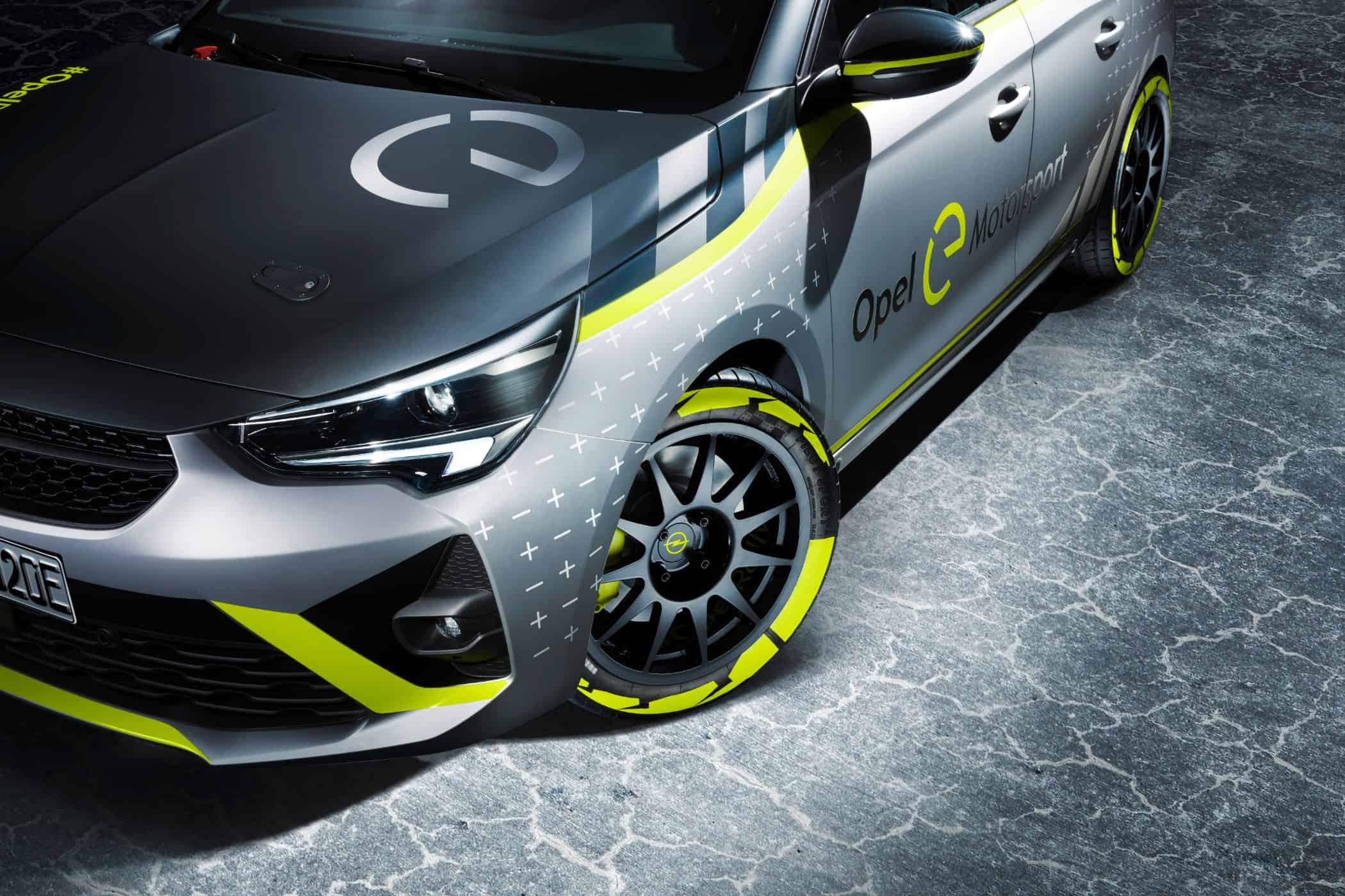Opel mit batterie-elektrischem Rallyeauto in Frankfurt 8 Neues batterie-elektrisches Rallyeauto auf Basis des Corsa-e