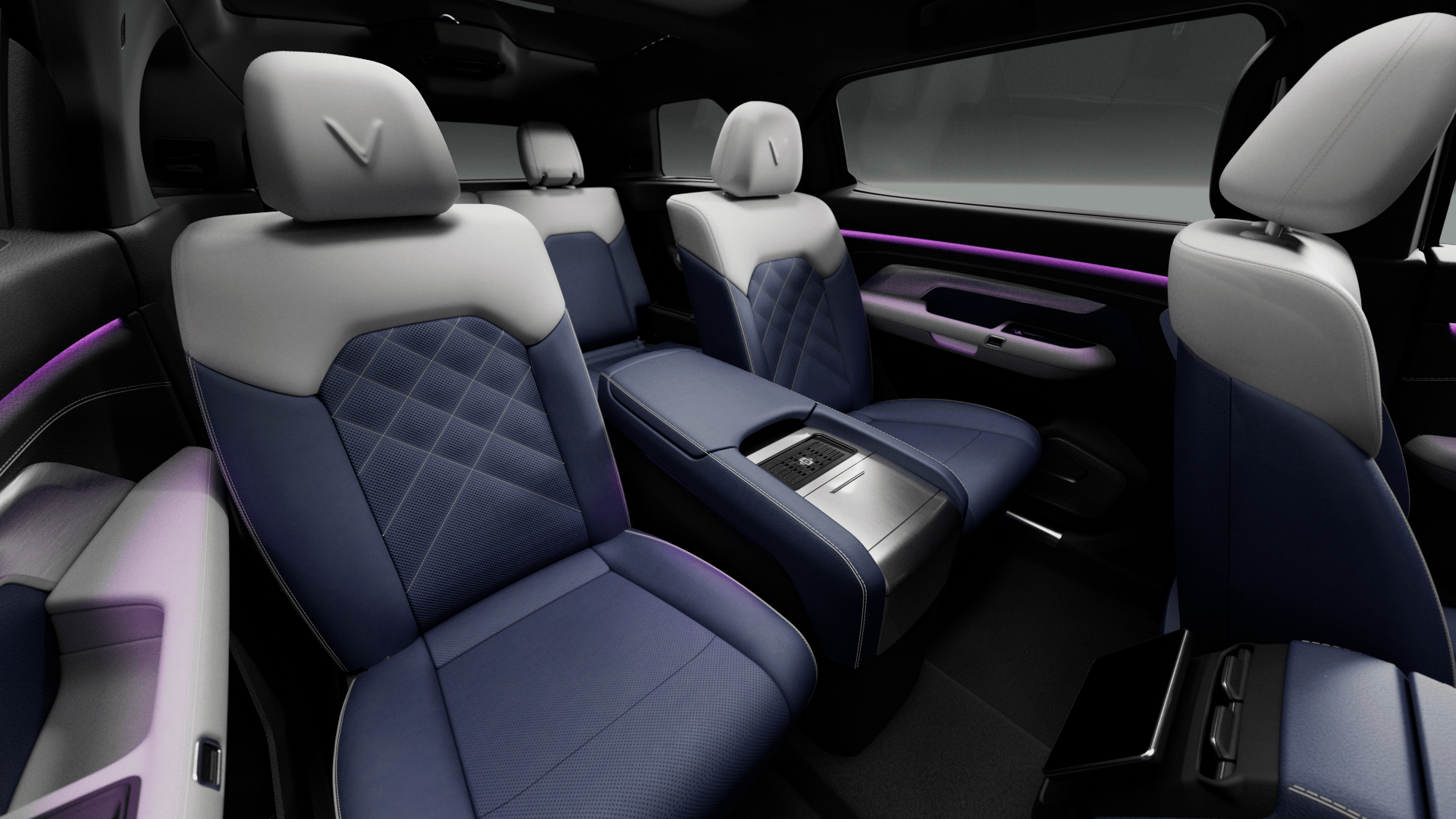 VinFast mit 2 elektrischen SUV-Modelle VF e35 und VF e36 auf Auto Show in LA 12 VF e36