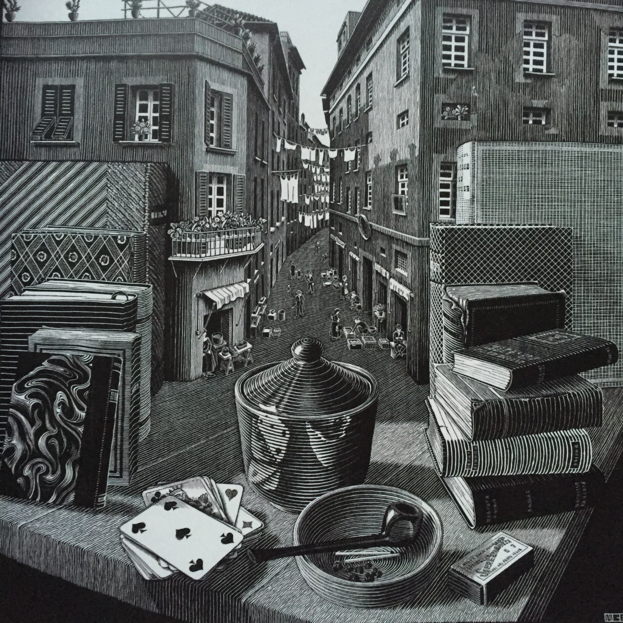 Metamorphose Mit M C Escher Ausstellung In Bruhl 2016 Der Schwarze Planet
