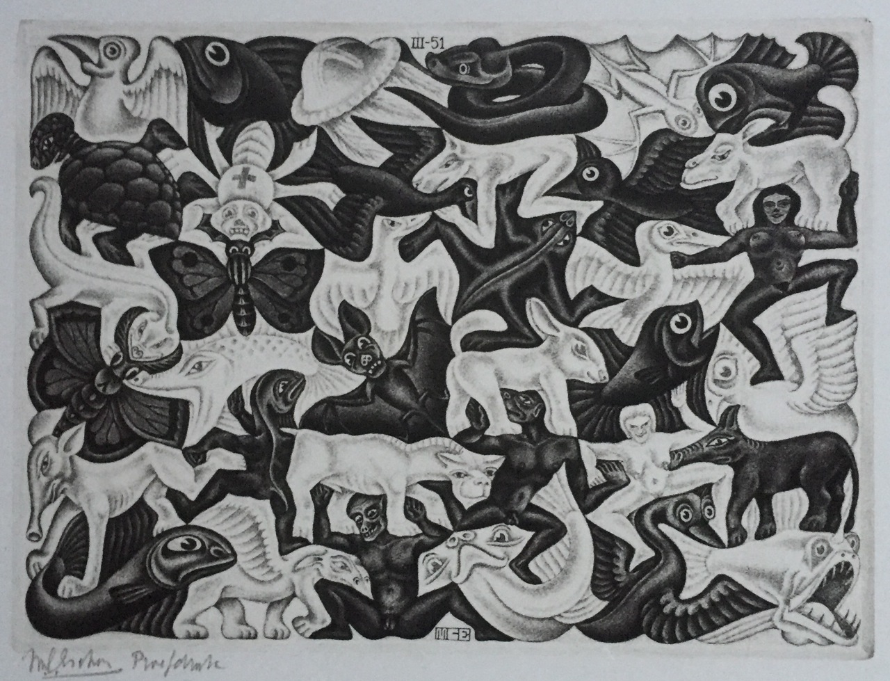Metamorphose Mit M C Escher Ausstellung In Bruhl 2016 Der Schwarze Planet
