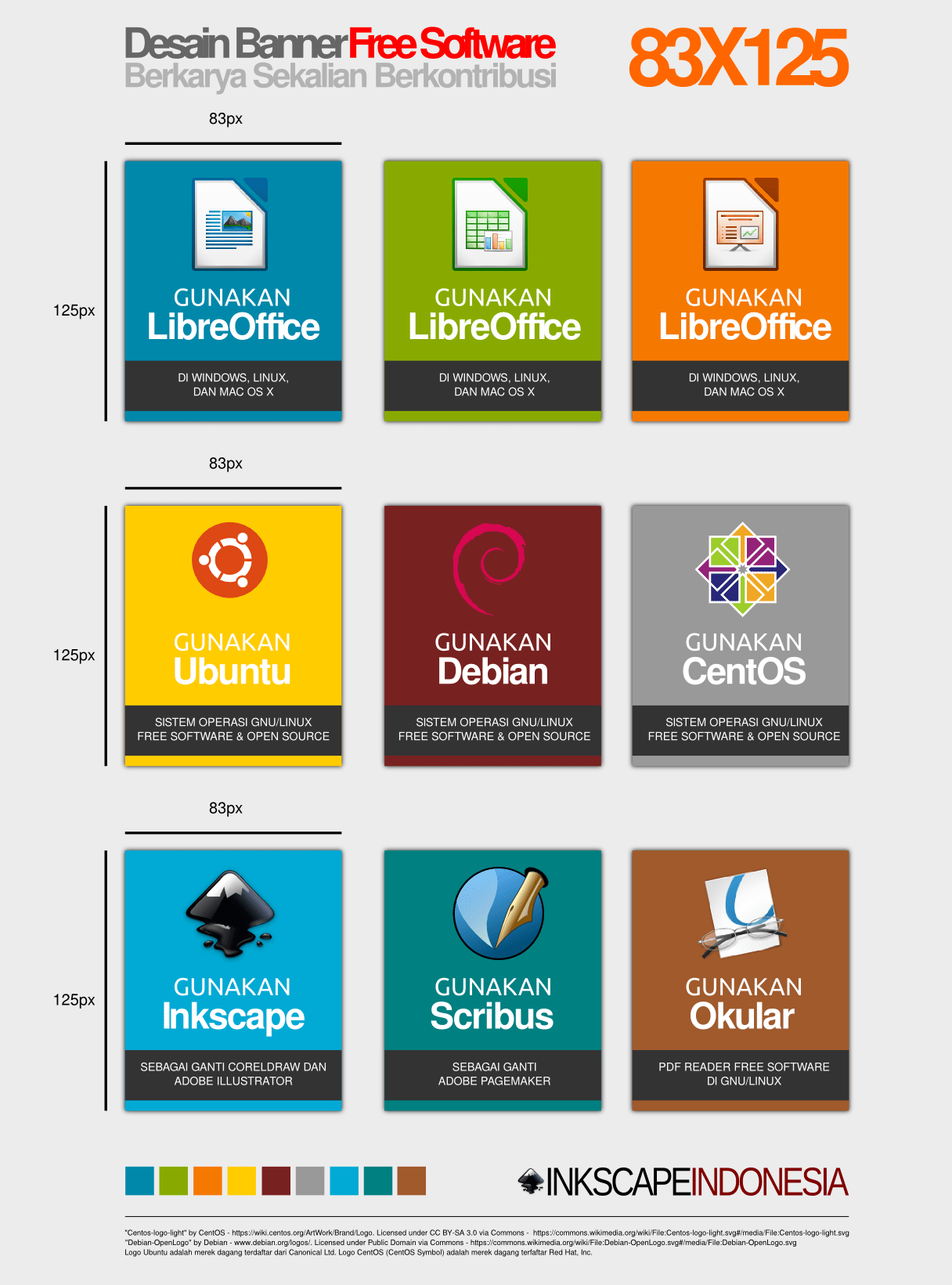 Untuk mendesain (menggambar) mmt seperti dalam contoh, pertama yang harus disiapkan adalah menyediakan beberapa gambar (bisa dari foto atau . Inkscape Tutorial Desain Inkscape