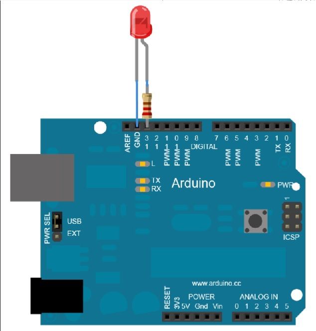Cómo encender un LED con arduino parpadeante, Tutorial de Arduino