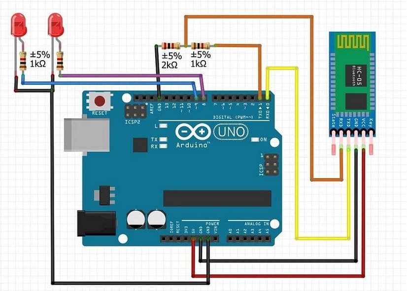 🚀 Cómo controlar los LEDs con Arduino a través de Bluetooth
