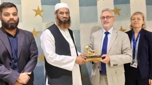 ইউরোপীয় ইউনিয়নের রাষ্ট্রদূতের সঙ্গে মামুনুল হকের সৌজন্য সাক্ষাৎ