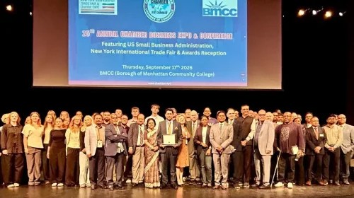 নিউইয়র্কে জাঁকজমকপূর্ণভাবে শুরু হলো ৫ম নিউইয়র্ক ইন্টারন্যাশনাল ট্রেড ফেয়ার ও বিজনেস এক্সপো ২০২৬