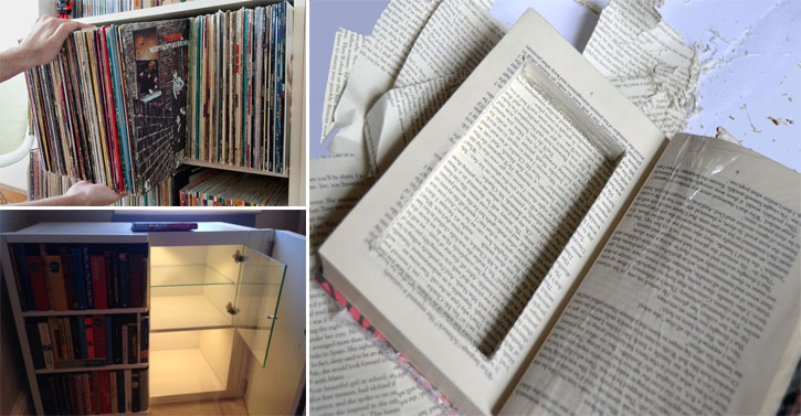 Des idées est un site dédié aux tutoriels bricolage ou recyclage et aux idées inspirantes pour décorer votre maison. 15 faÃ§ons de crÃ©er des cachettes secrÃ¨tes dans votre