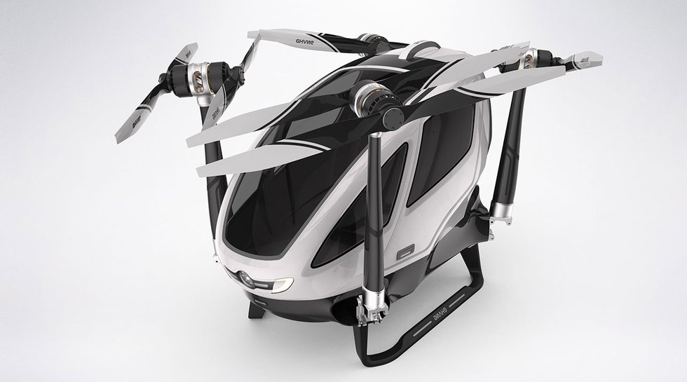 Uber for the Sky Drone Taxis Set to Fly in Dubai This Summer Design Engine